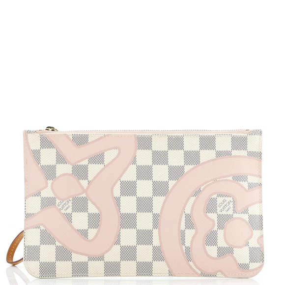 Louis Vuitton Large Neverfull Pochette Limited Edition Damier Tahitienne - Picture 1 of 8